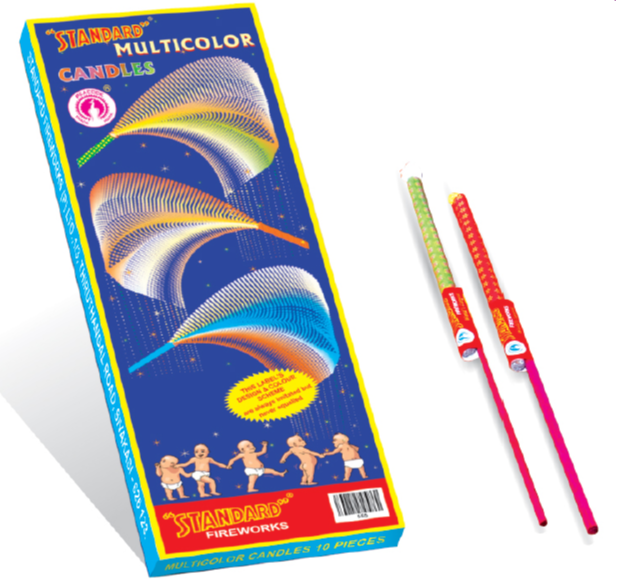 MULTI COLOUR CANDLE
